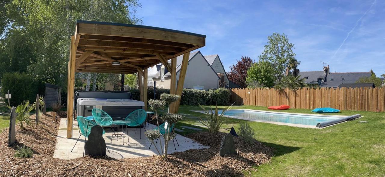 Gite Au Gre De La Loire Piscine Et Spa Saint-Mathurin  Eksteriør bilde